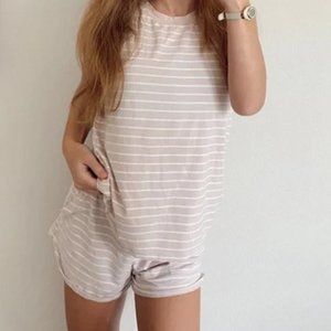 Striped Pj Set